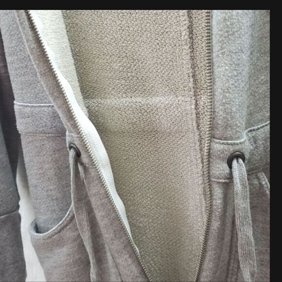 Rivet Utility Lightweight Heather Gray Maven French Terry Jumpsuit Romper Small - Picture 9 of 16